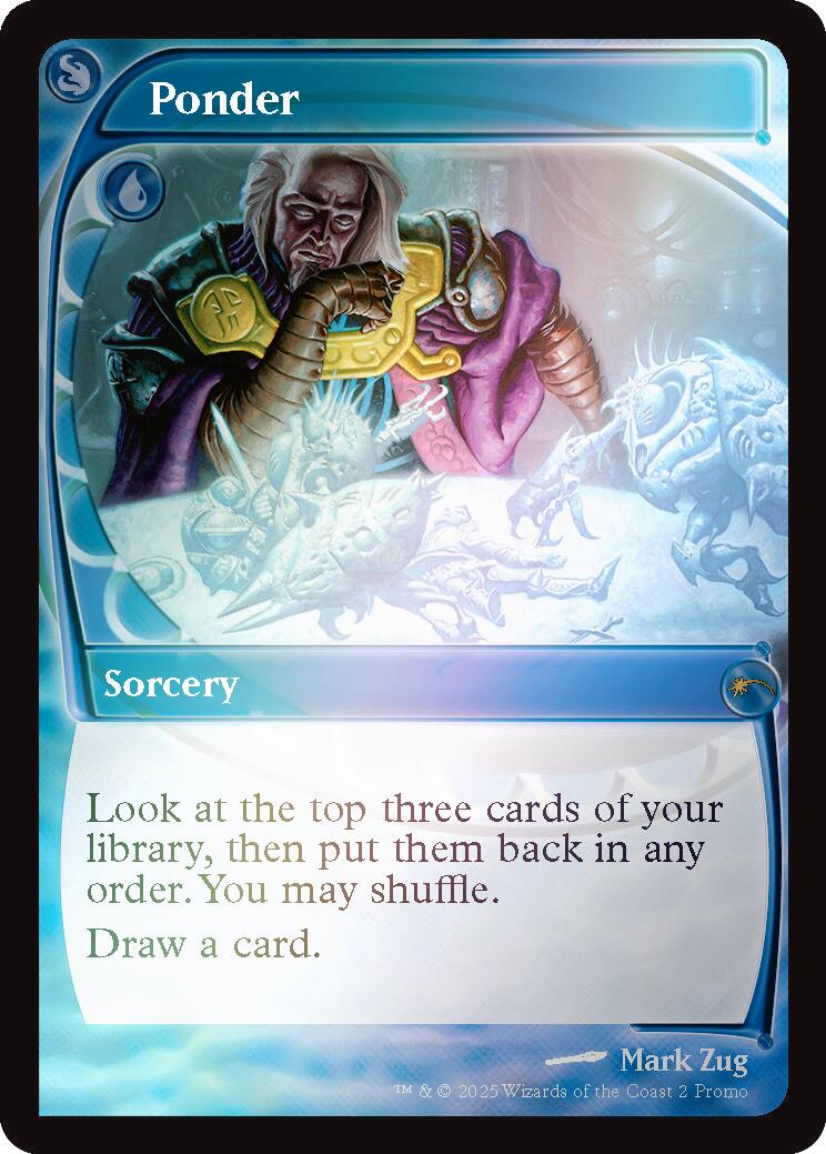 Ponder (Future Sight, NM Foil) [Secret Lair Drop Series]