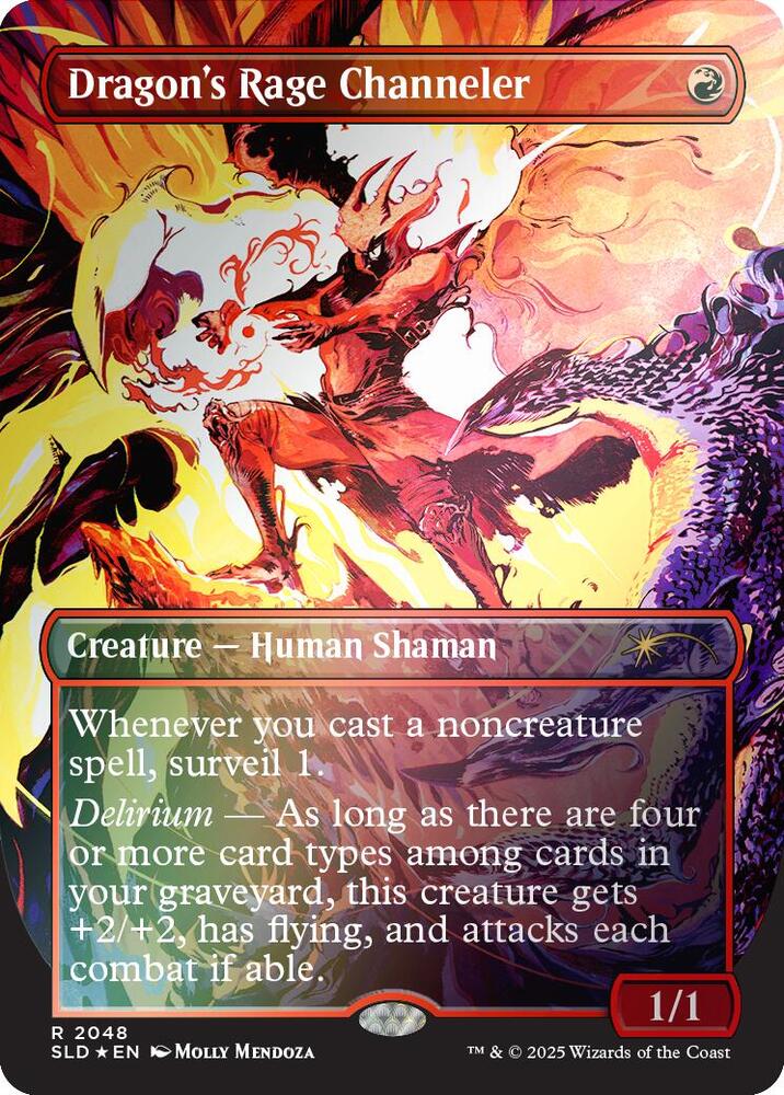 Dragon's Rage Channeler (2048) (NM Rainbow Foil) [Secret Lair Drop Series]
