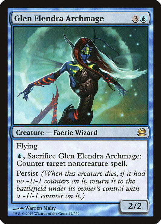 Glen Elendra Archmage (NM Foil) [Modern Masters]