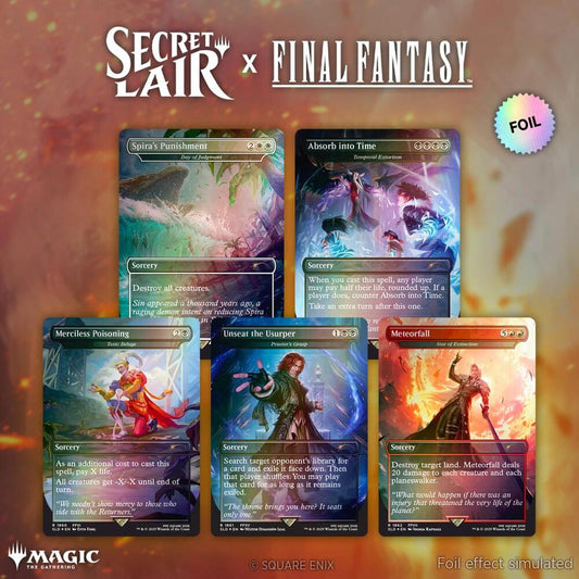 Secret Lair x FINAL FANTASY: Game Over - EN Rainbow Foil Edition