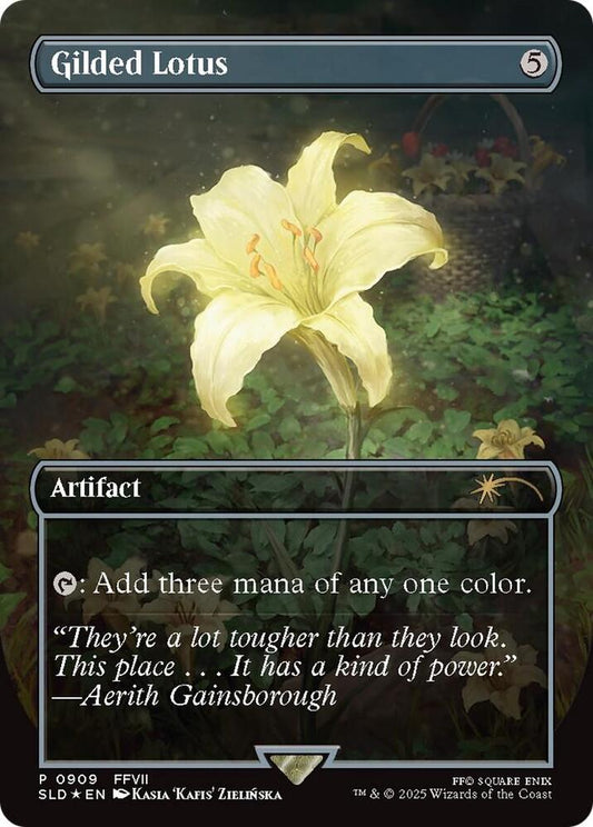 Gilded Lotus (English, NM Rainbow Foil) (909) [Secret Lair Drop Series]