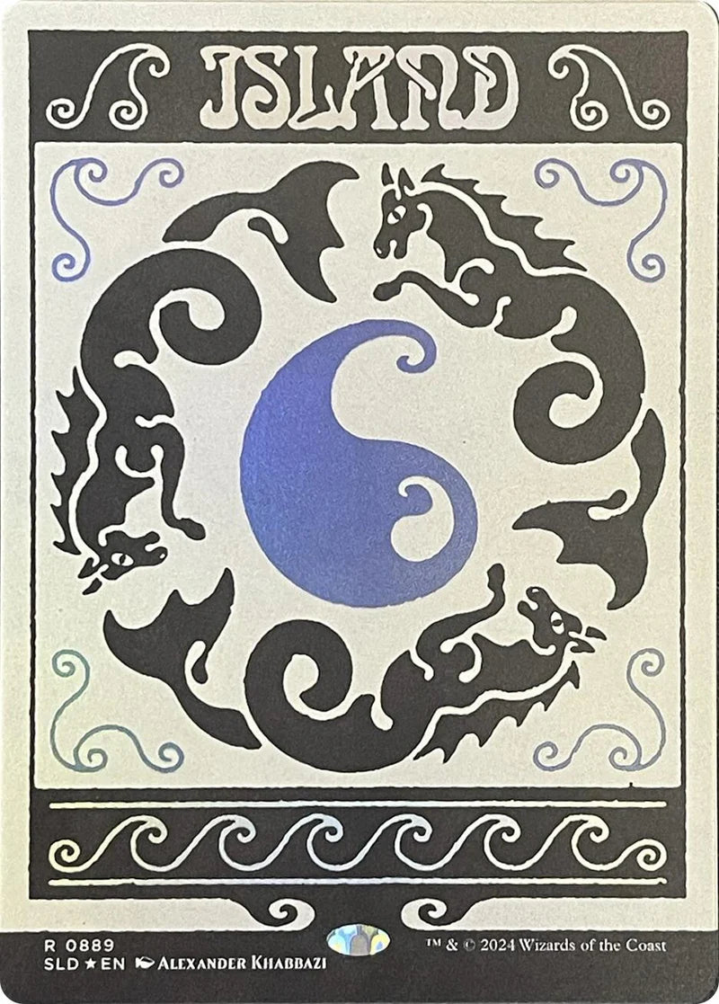 Island (0889) (NM Rainbow Foil) [Secret Lair Drop Series]