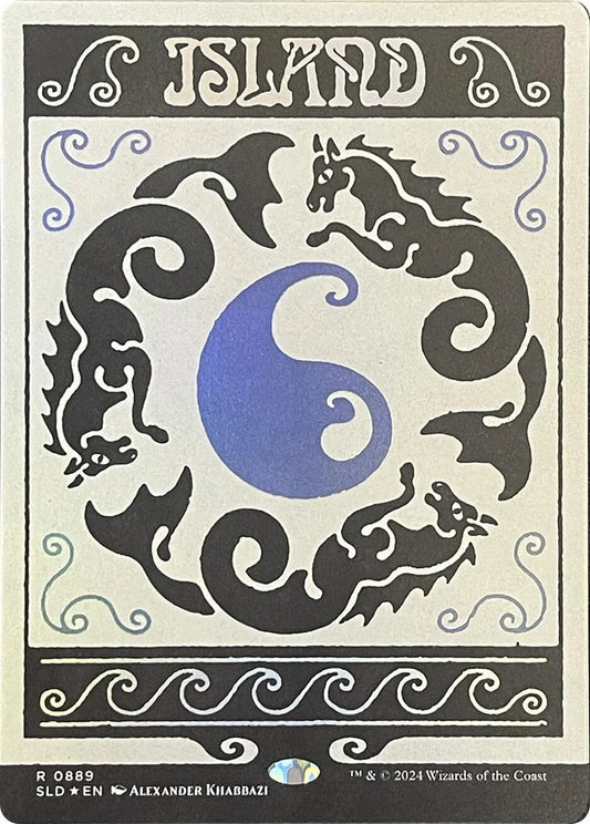 Island (0889) (NM Rainbow Foil) [Secret Lair Drop Series]