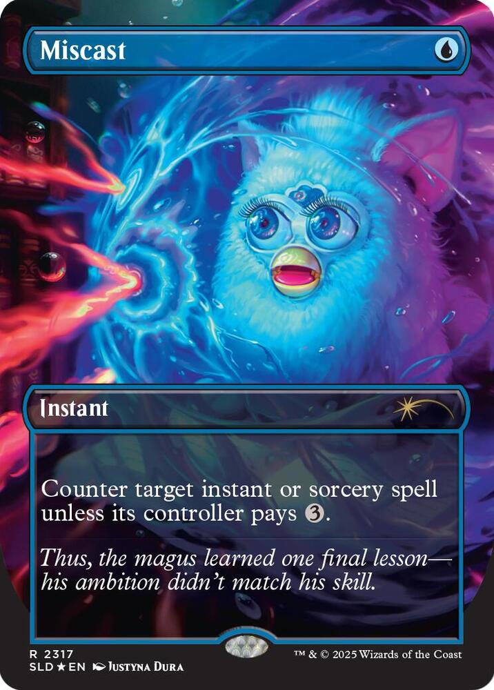 Miscast (NM Rainbow Foil) [Secret Lair Drop Series]