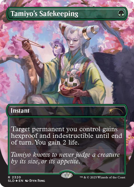 Tamiyo's Safekeeping (NM Rainbow Foil) [Secret Lair Drop Series]