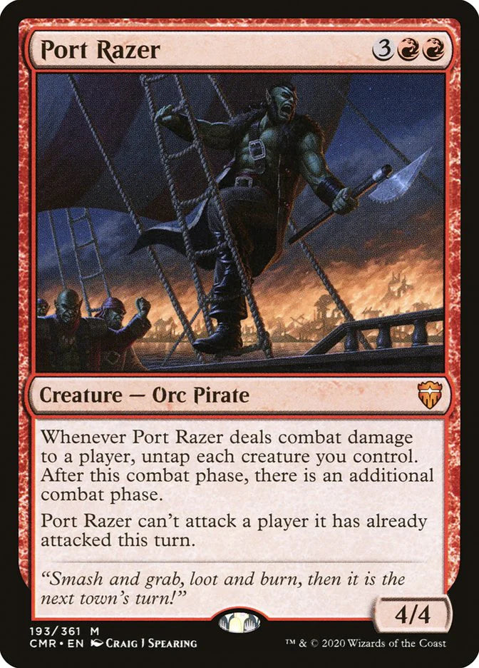 Port Razer (NM Foil) [Commander Legends]