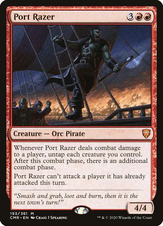 Port Razer (NM Foil) [Commander Legends]