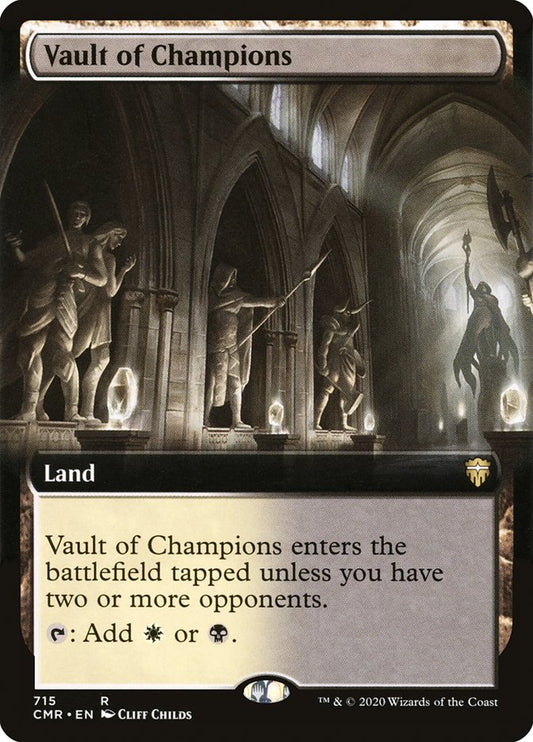 Vault of Champions (Extended Art, NM Foil) [Commander Legends]