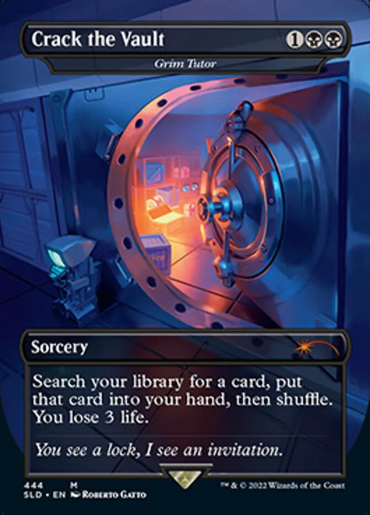 Grim Tutor - Crack the Vault (NM Nonfoil) [Secret Lair Drop Series]
