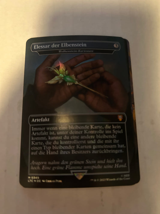 Cloudstone Curio  (German, NM Foil) [LOTR - Realms and Relic Box Topper]
