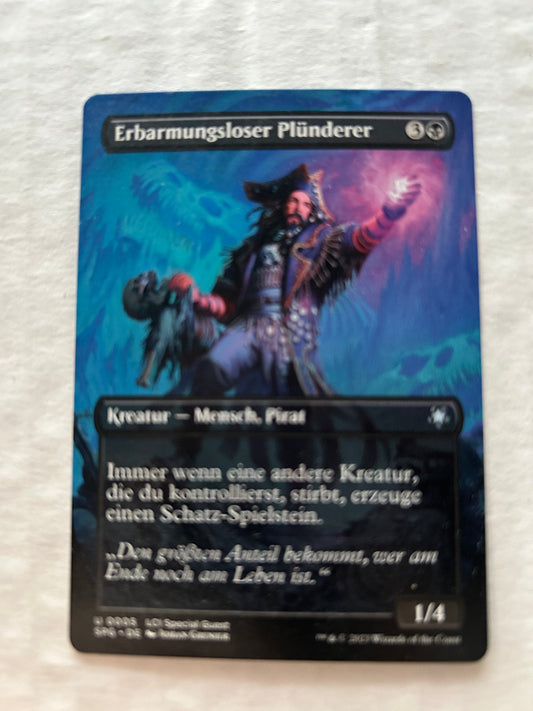 Pitiless Plunderer (Borderless, German NM Nonfoil) [LCI Special Guests]