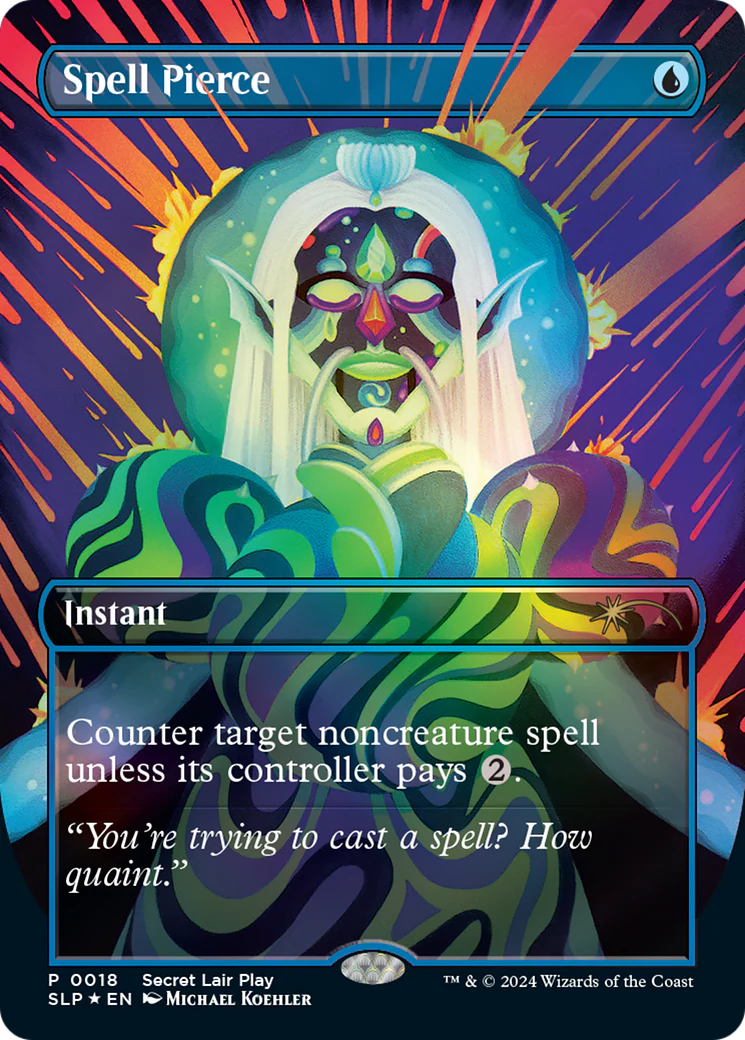 Spell Pierce (NM Foil) [Secret Lair Showdown]