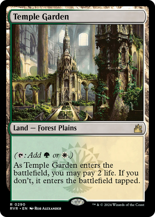 Temple Garden (NM Foil) [Ravnica Remastered]