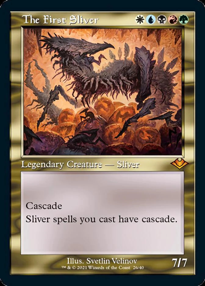 The First Sliver (German Retro NM Foil) [Modern Horizons 2]