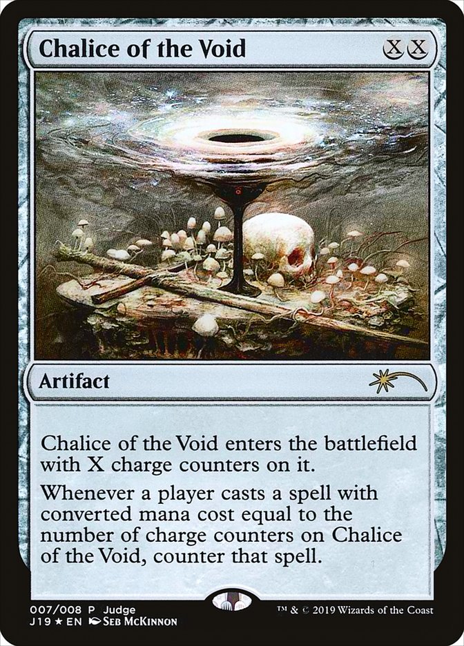 Chalice of the Void (NM Foil) [Judge Gift Cards]