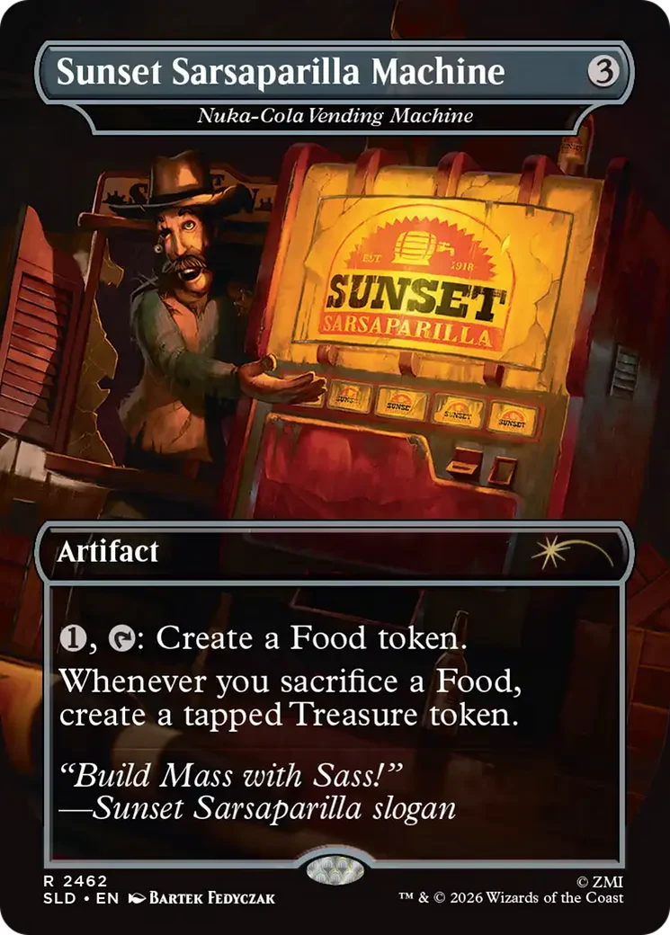 Sunset Sarsaparilla Machine - Nuka-Cola Vending Machine (NM Nonfoil) [Secret Lair Drop Series]
