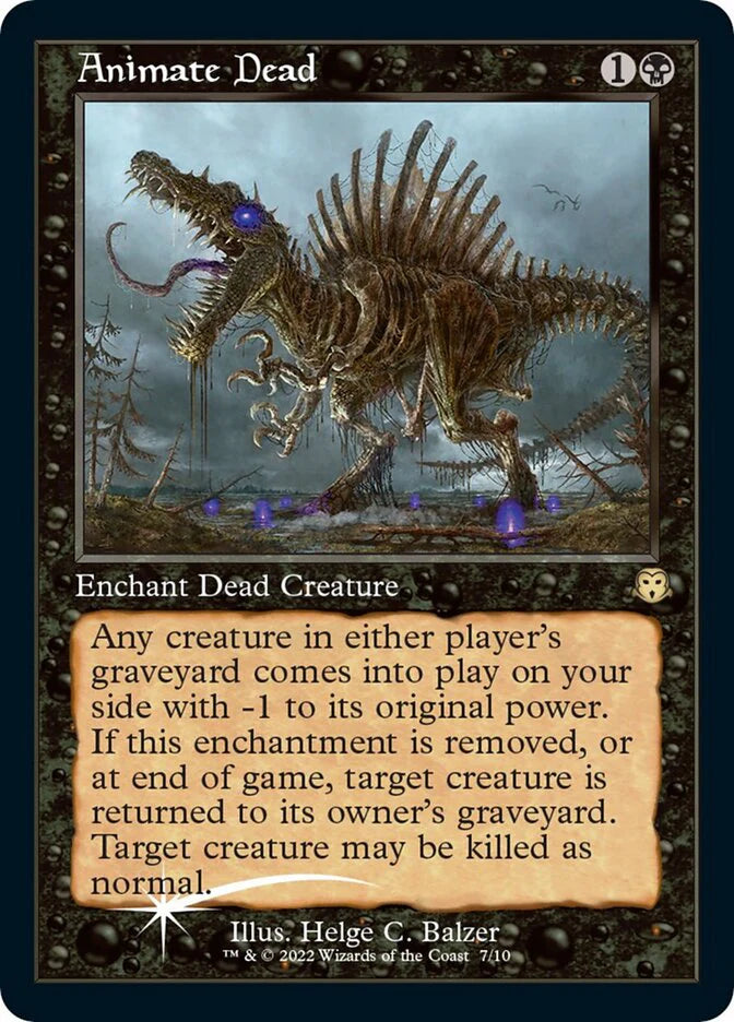 Animate Dead (Retro, NM Foil) [Judge Gift Cards 2022]