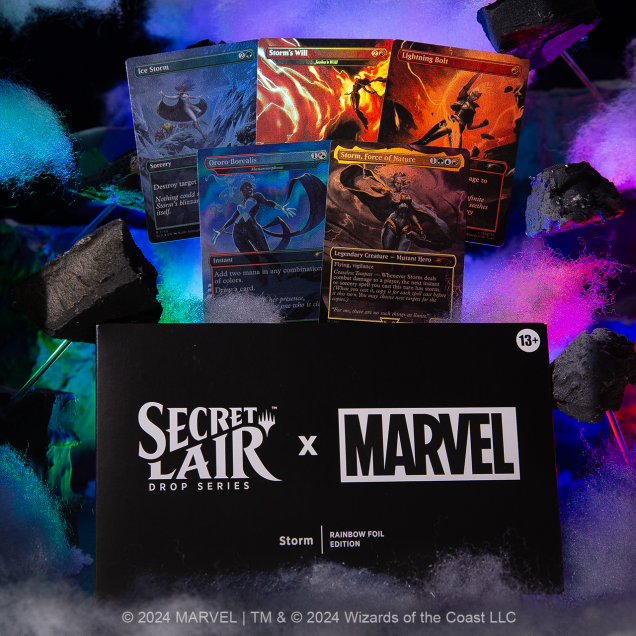 Secret Lair Drop: Secret Lair x Marvel's Storm (Rainbow Foil Edition)