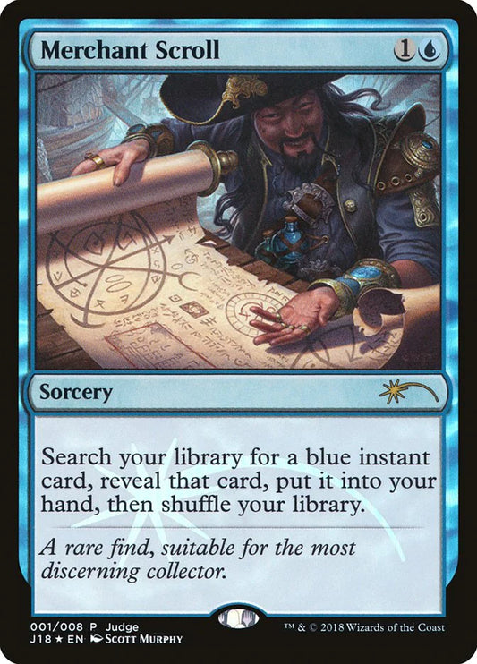 Merchant Scroll (NM Foil) [Judge Gift Cards 2018]