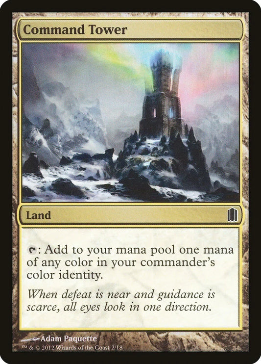 Command Tower (NM Foil) [Commander's Arsenal]
