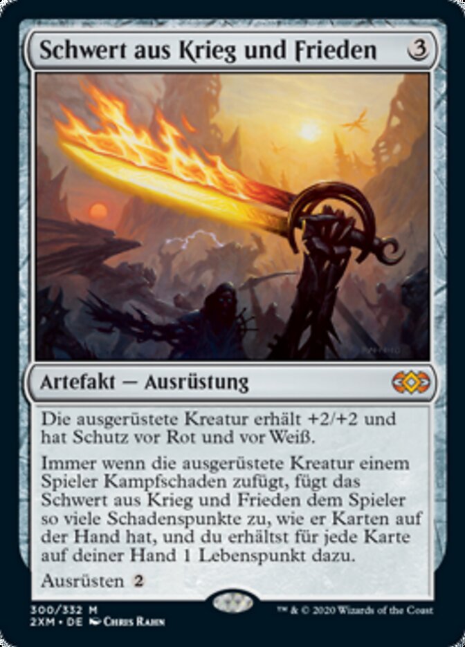 Sword of War and Peace (German, NM Nonfoil) [Double Masters]