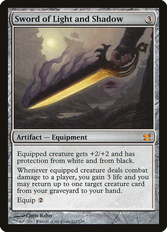 Sword of Light and Shadow (NM Foil) [Modern Masters]