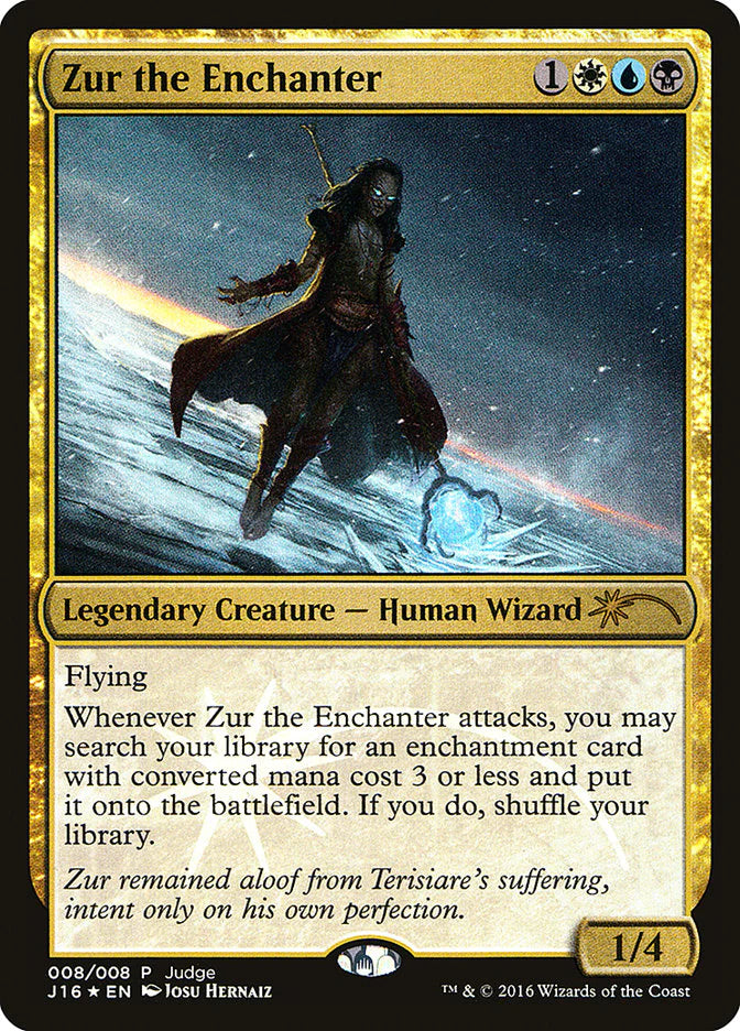 Zur the Enchanter (NM Foil) [Judge Gift Cards]