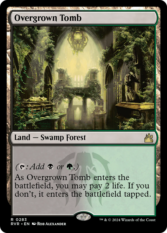 Overgrown Tomb (NM Foil) [Ravnica Remastered]
