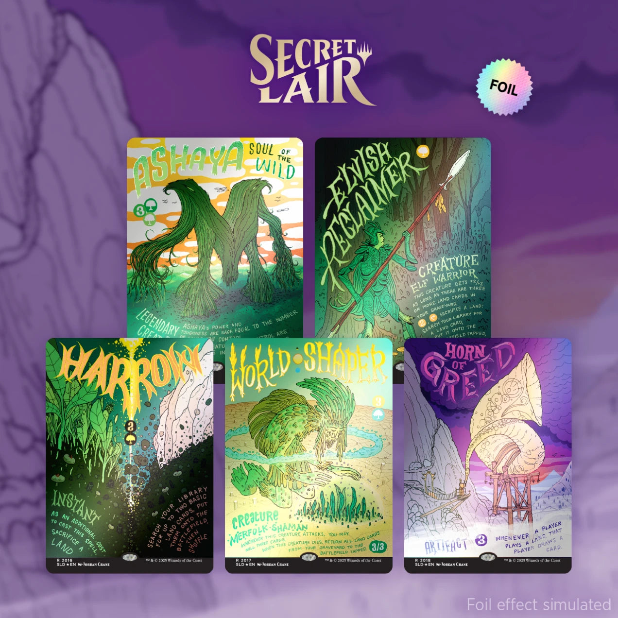 Secret Lair Drop:  Garden Buds - Rainbow Foil Edition