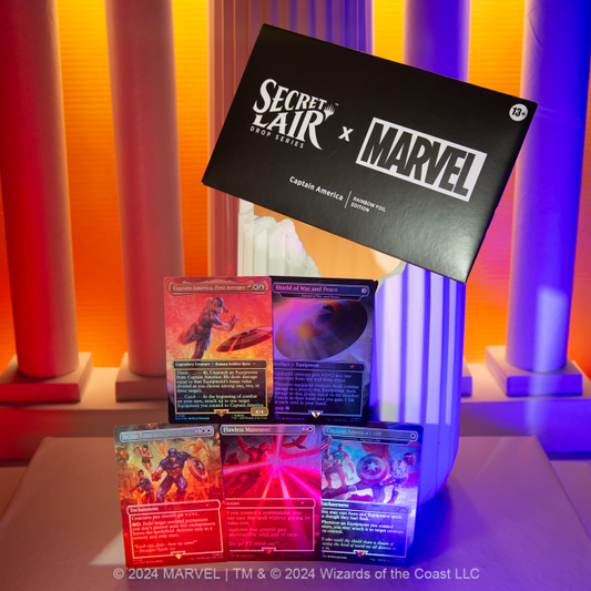 Secret Lair Drop: Secret Lair x Marvel's Captain America (Rainbow Foil Edition)