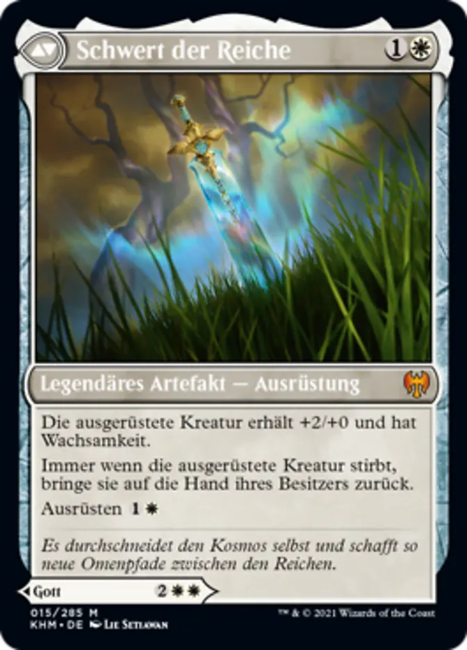 Halvar, God of Battle // Sword of the Realms (German, NM Nonfoil) [Kaldheim]