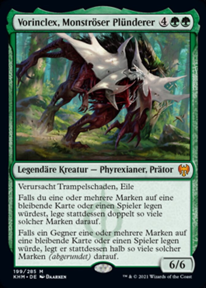 Vorinclex, Monstrous Raider (German, NM Nonfoil) [Kaldheim]