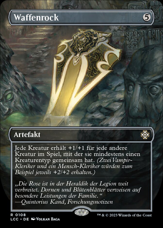 Coat of Arms (Borderless, German NM Nonfoil) [The Lost Caverns of Ixalan Commander]