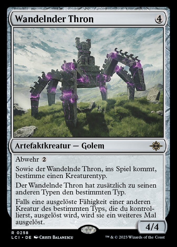 Roaming Throne (German, NM Nonfoil) [The Lost Caverns of Ixalan]