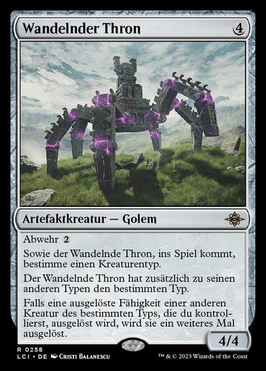 Roaming Throne (German, NM Nonfoil) [The Lost Caverns of Ixalan]