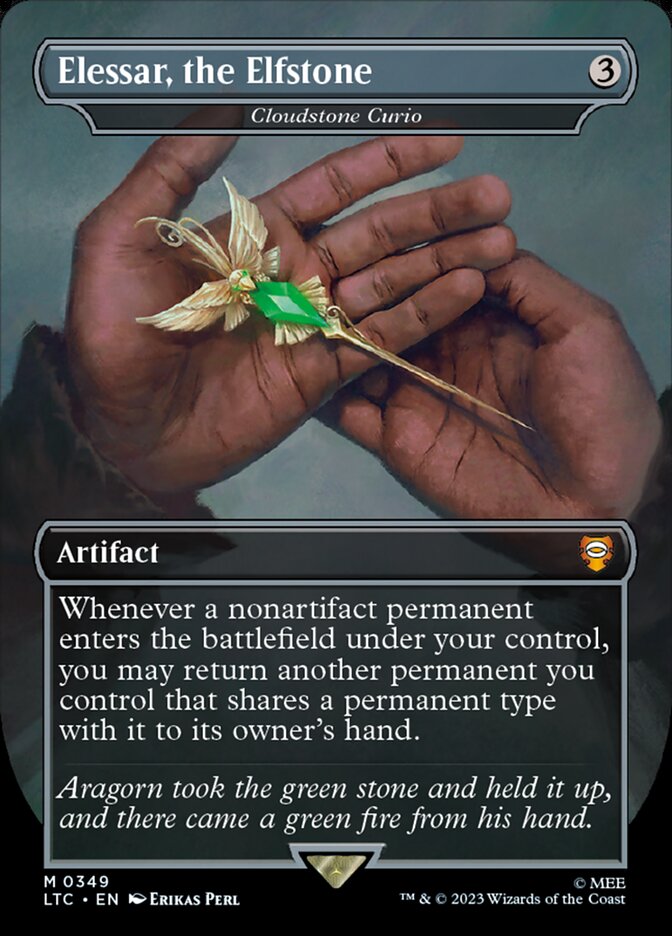 Cloudstone Curio  (German, NM Foil) [LOTR - Realms and Relic Box Topper]