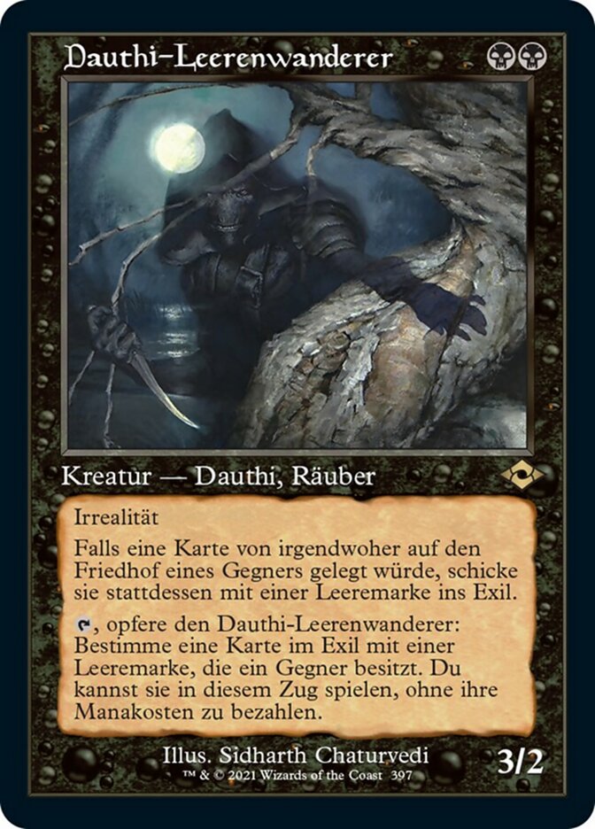 Dauthi Voidwalker (Retro, German NM Foil) [Modern Horizons 2]