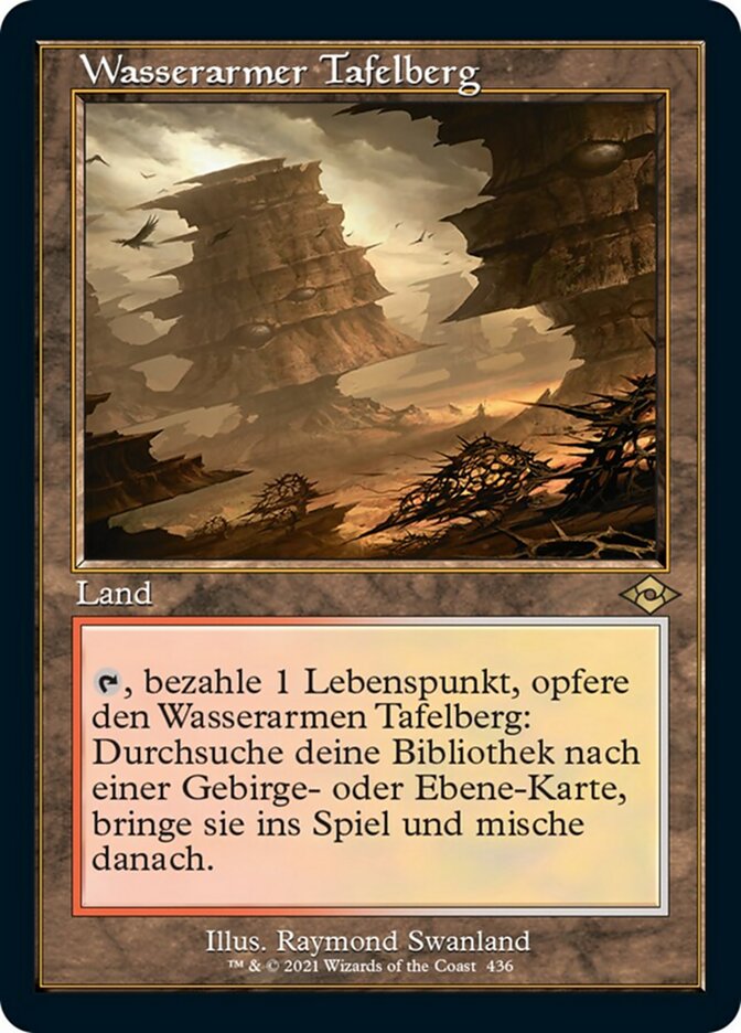 Arid Mesa (Retro, German NM Foil) [Modern Horizons 2]
