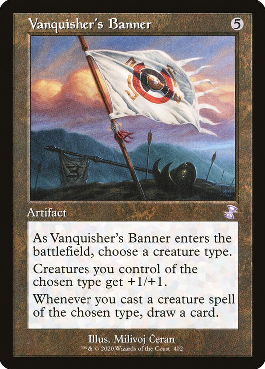 Vanquisher's Banner (Timeshifted, NM Foil) [Time Spiral Remastered]
