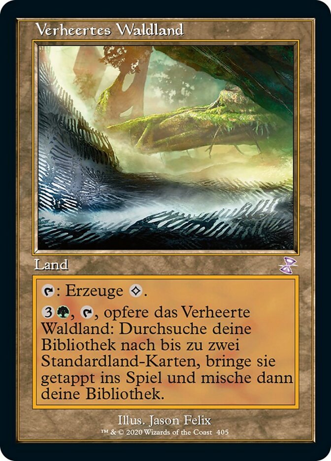 Blighted Woodland (de NM Foil)