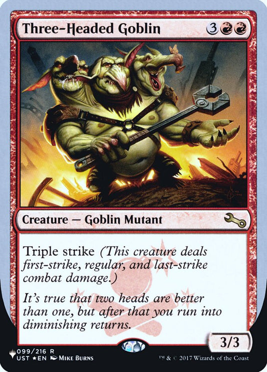 Three-Headed Goblin (en Near Mint)