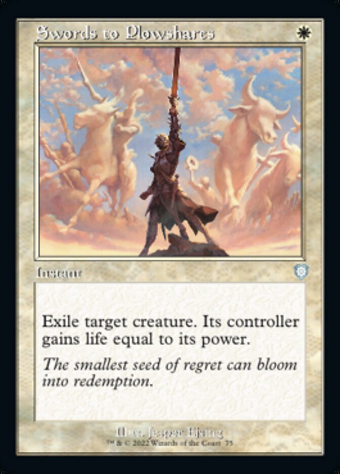Swords to Plowshares [Commander: The Brothers' War] (German)