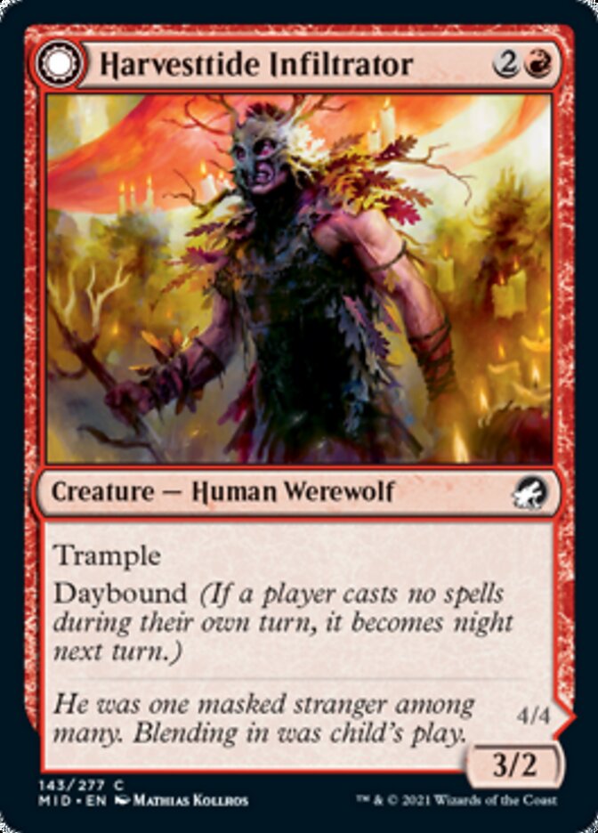 Harvesttide Infiltrator // Harvesttide Assailant (en Near Mint)