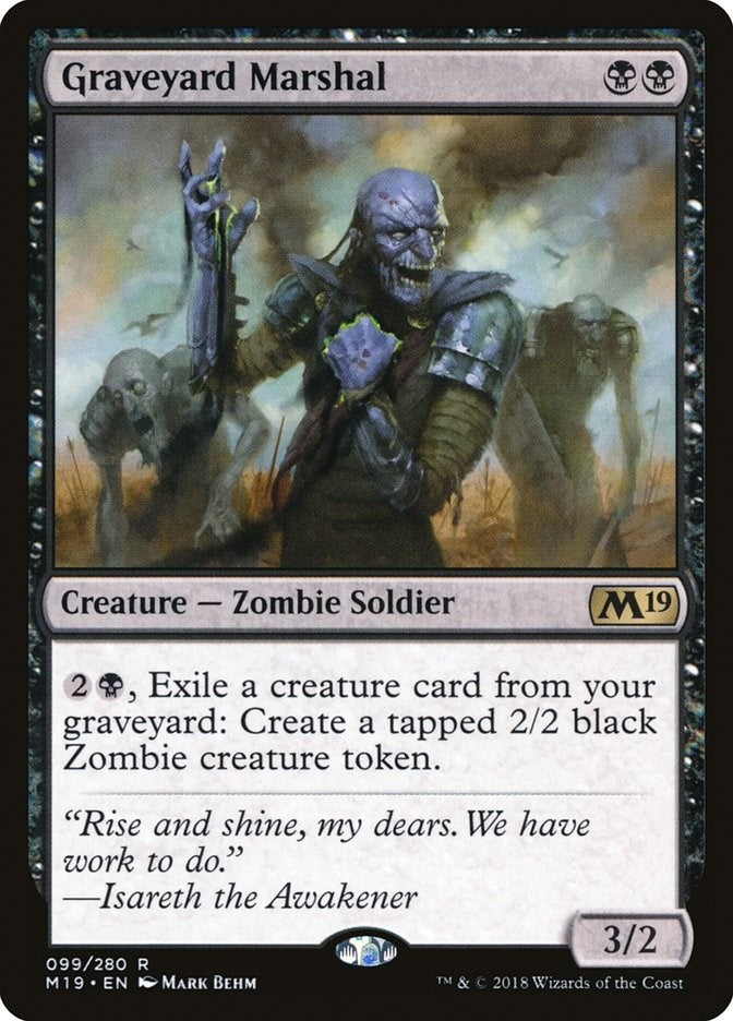 Graveyard Marshal (de Slightly Played)