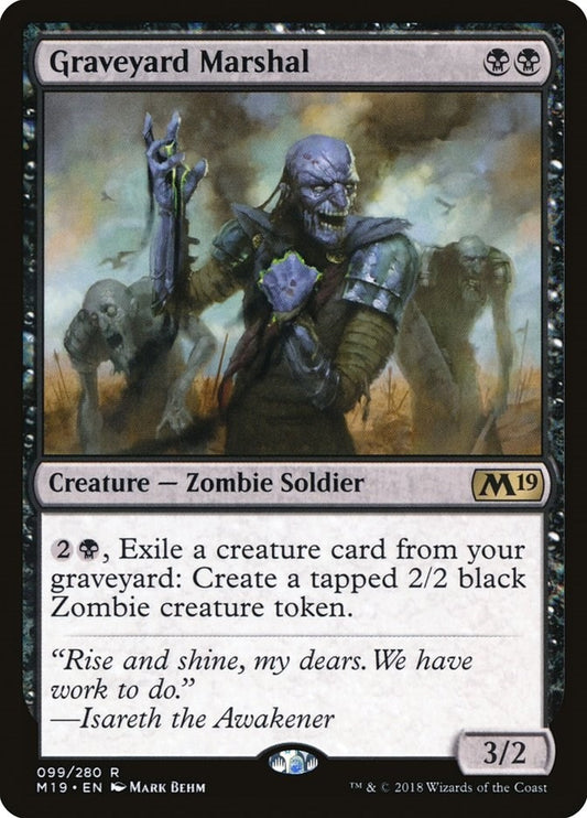Graveyard Marshal (de Slightly Played)