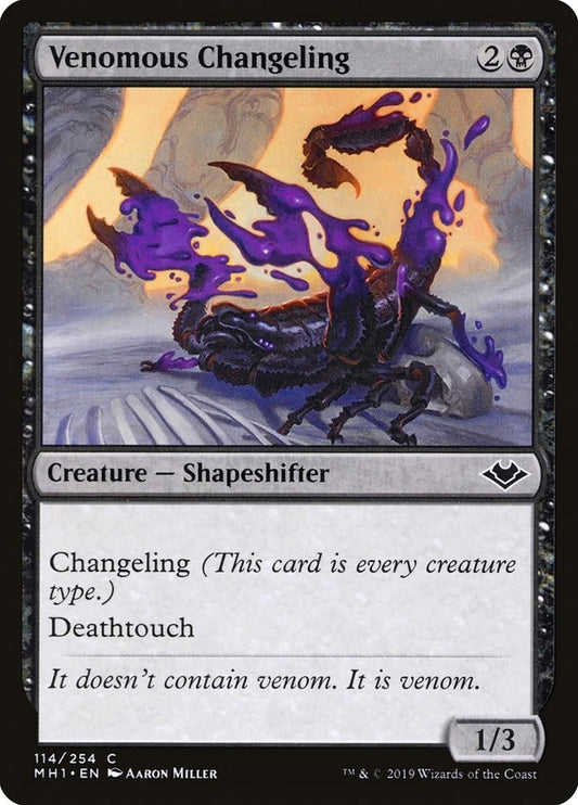 Venomous Changeling (de Near Mint)