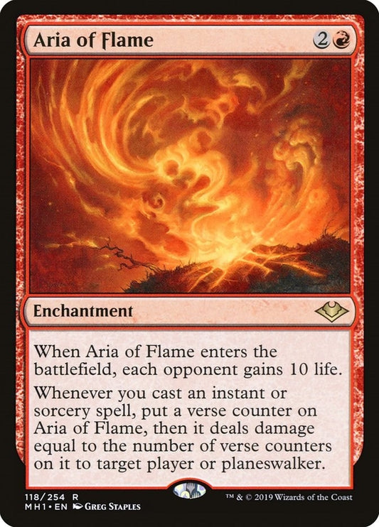 Aria of Flame (de Near Mint)