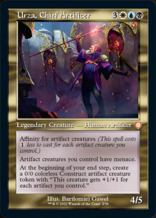 Urza, Chief Artificer (002) [Commander: The Brothers' War] (German)