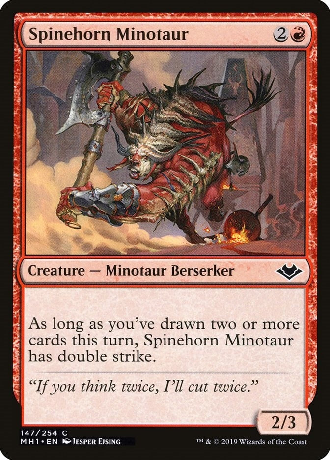 Spinehorn Minotaur (de Near Mint)