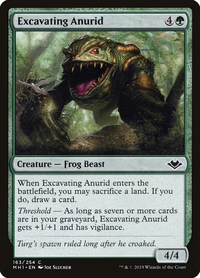 Excavating Anurid (de Near Mint)